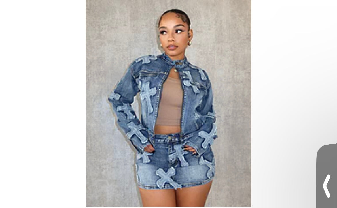 I’m embroidered 2piece